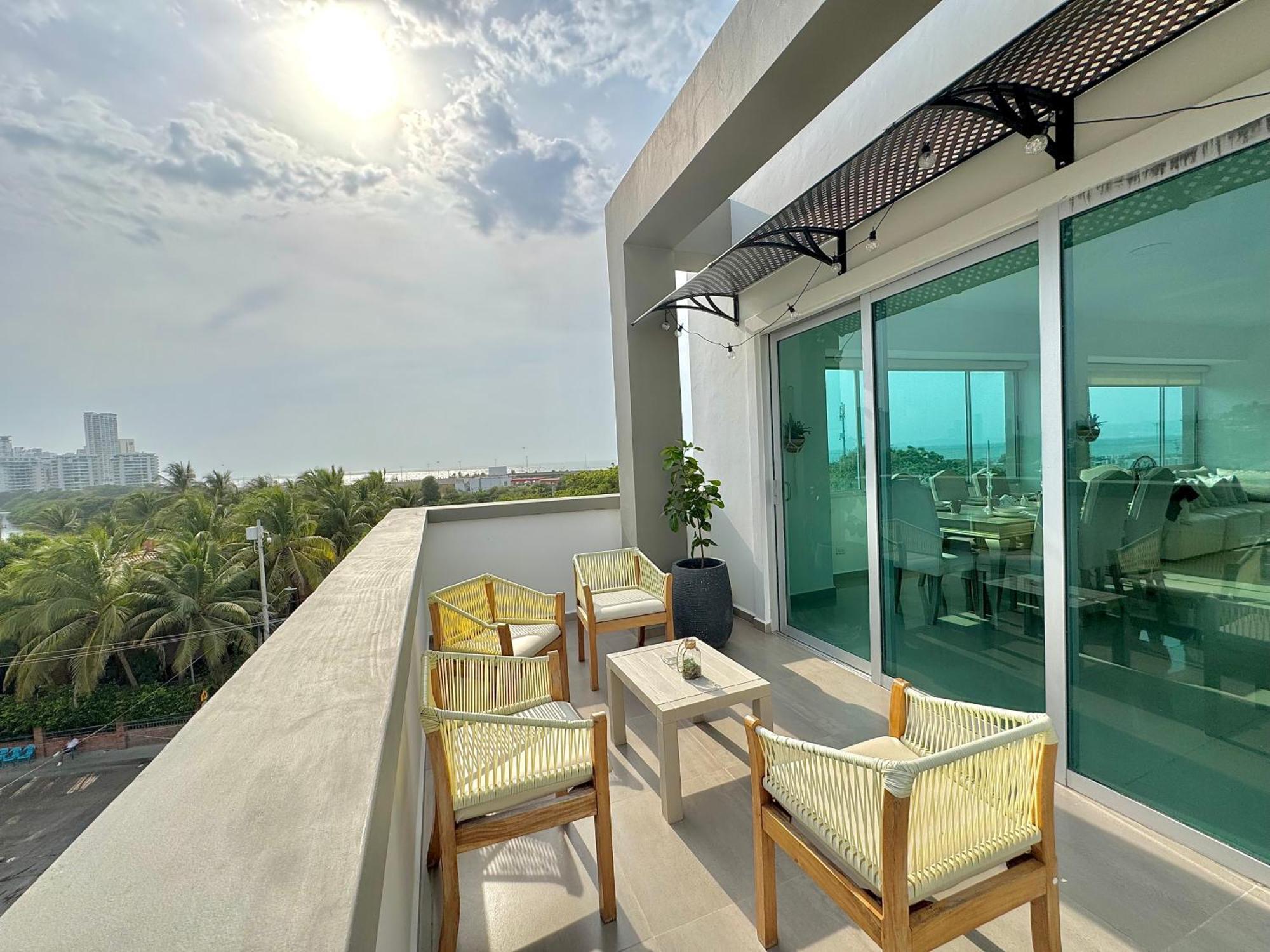 Luxury Penthouse Cerca Al Mar Y Centro Historico Cartagena