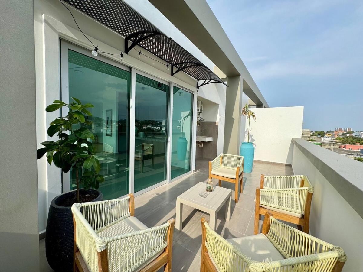 Luxury Penthouse Cerca Al Mar Y Centro Historico Apartamento Cartagena